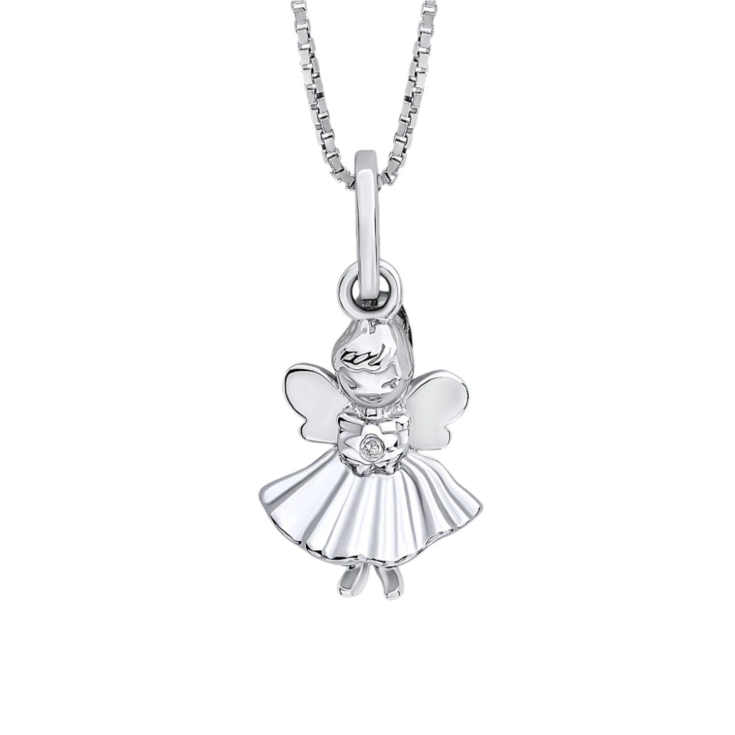 Fairy Pendant with Diamond