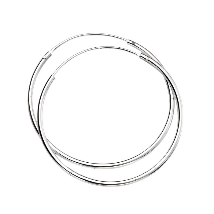 Silver Hoop Earrings