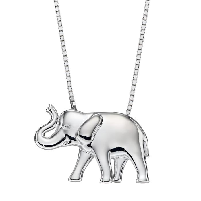 Silver Elephant Pendant