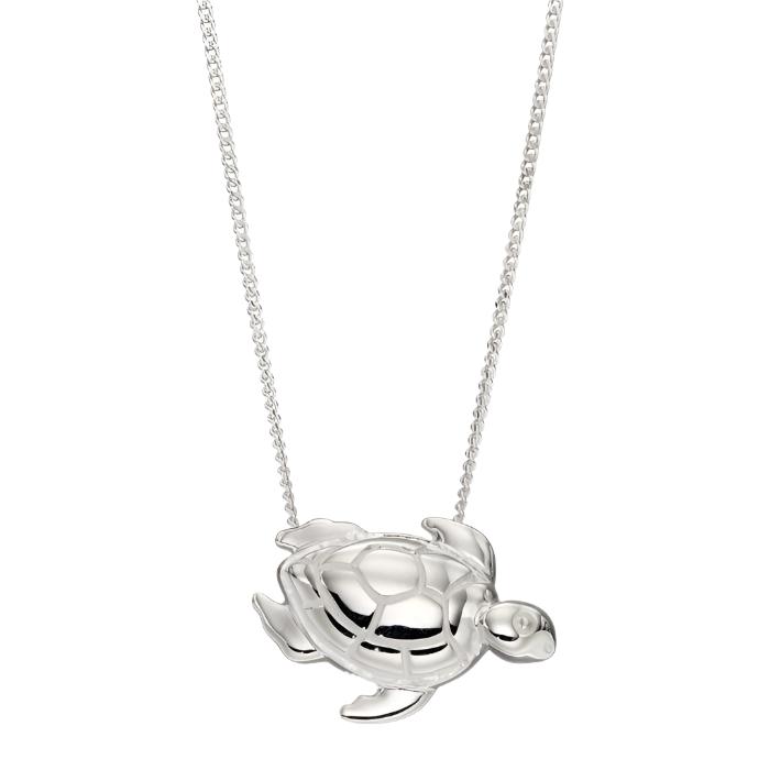 Silver Turtle Pendant