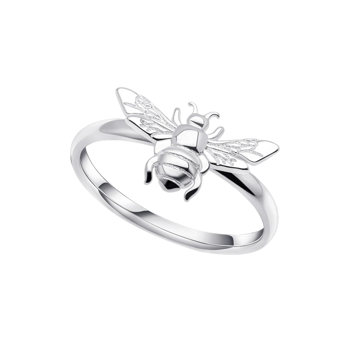 Silver Bee Ring