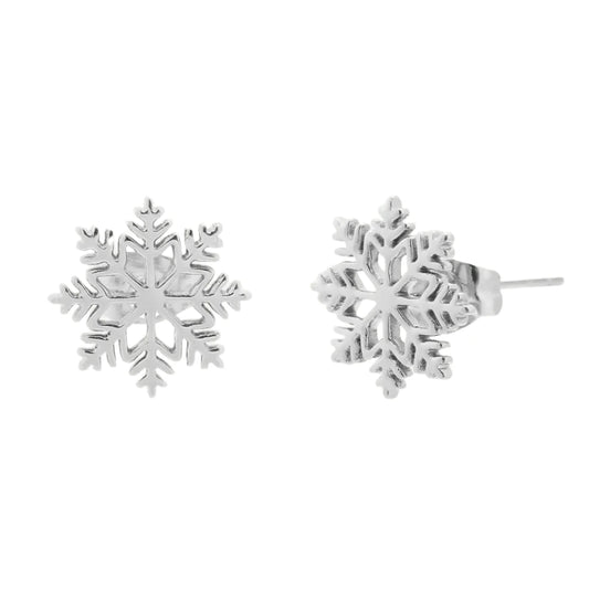 Snowflake Stud Earrings