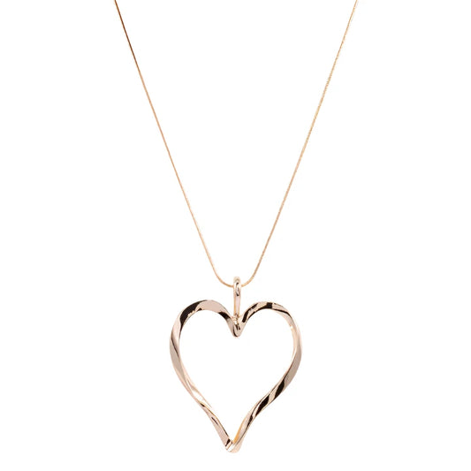 Curved Heart Necklace