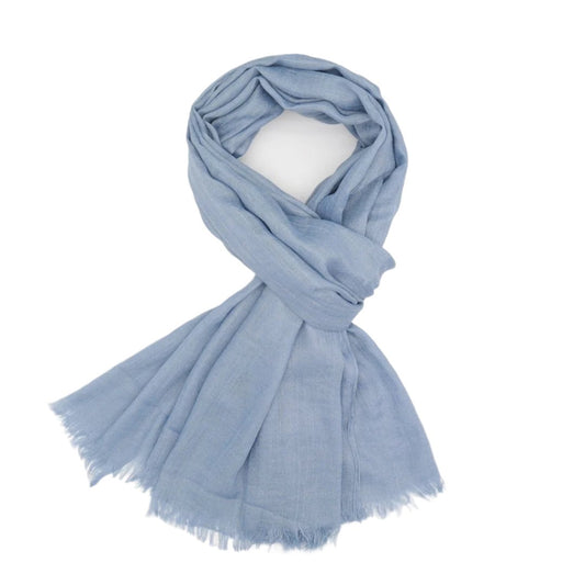 Blue Denim Plain Scarf