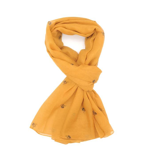 Bee Printed Scarf