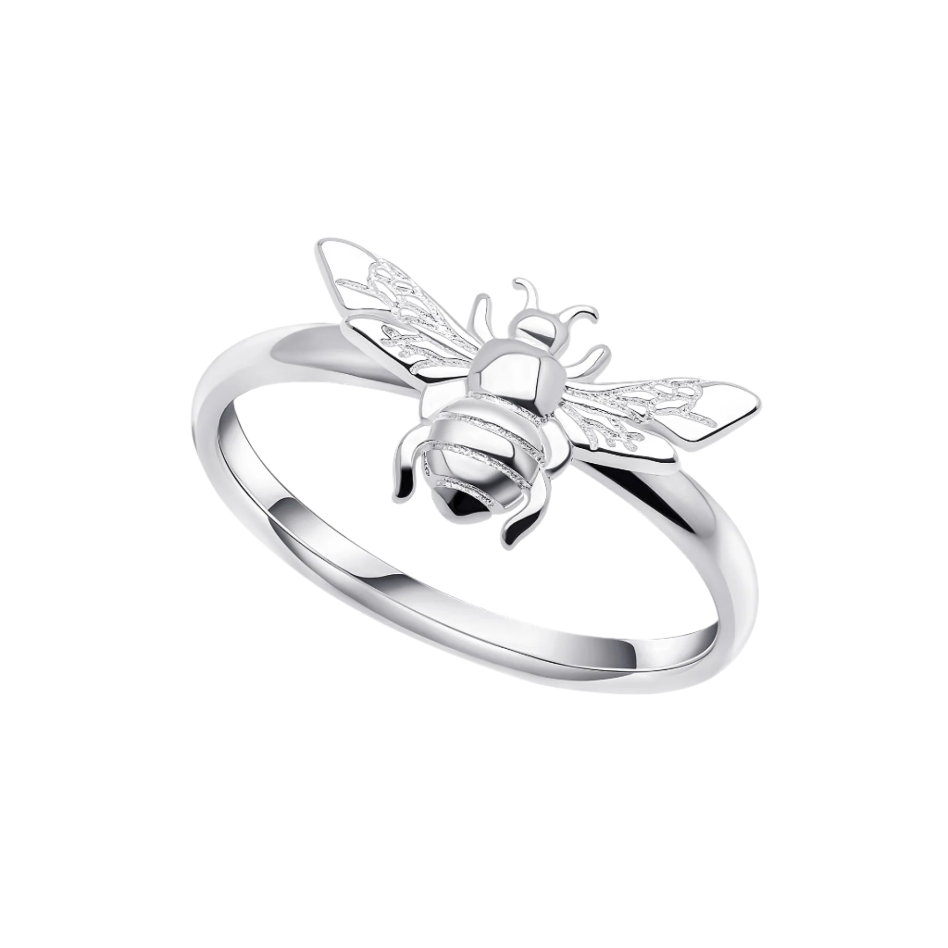 Silver Bee Ring